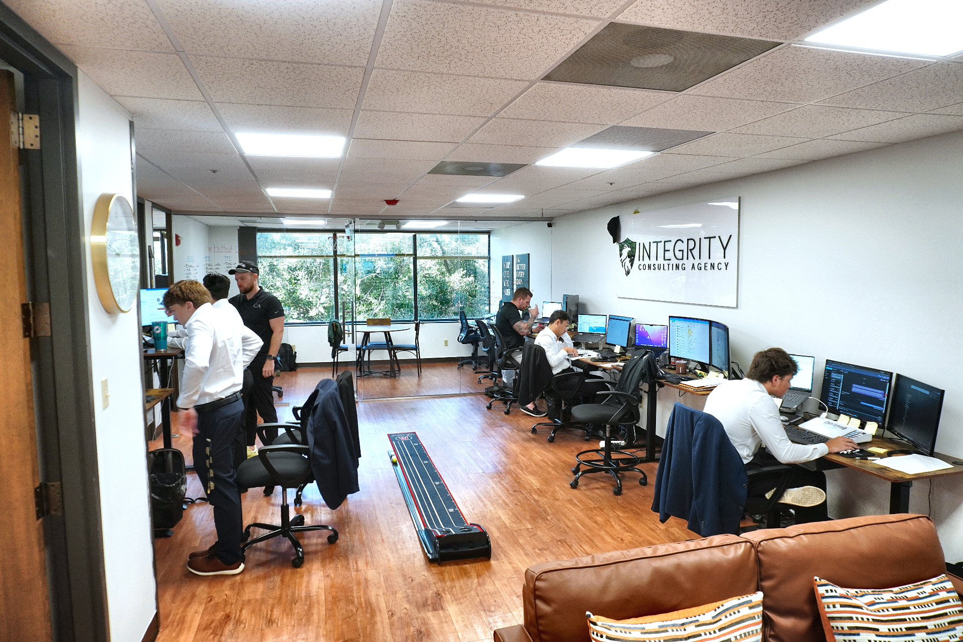 The ICA team at work in the Orlando office