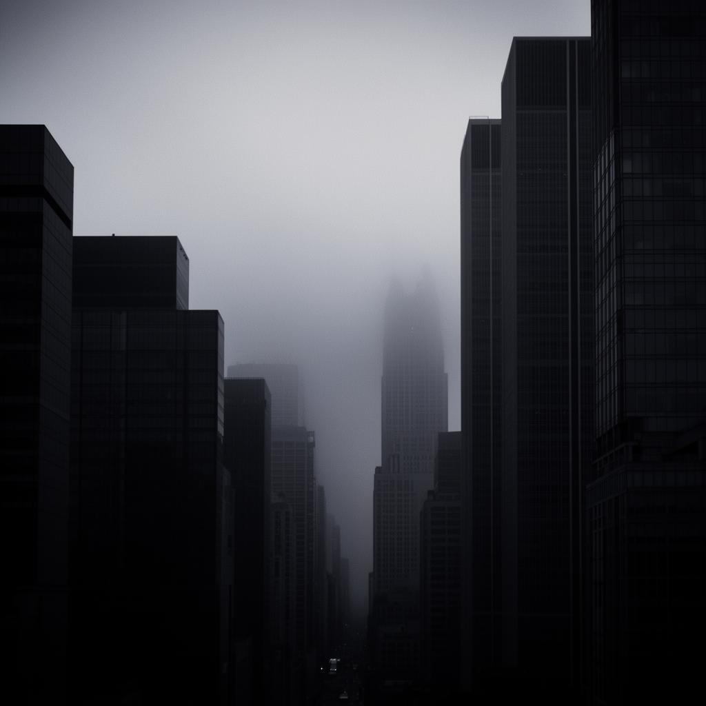 Downtown skyline silhouette